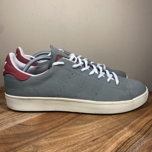 Adidas Stan Smith Smash Vulc Cinder Red Mens Green And Red Size 11.5 Shoes - Picture 1 of 10